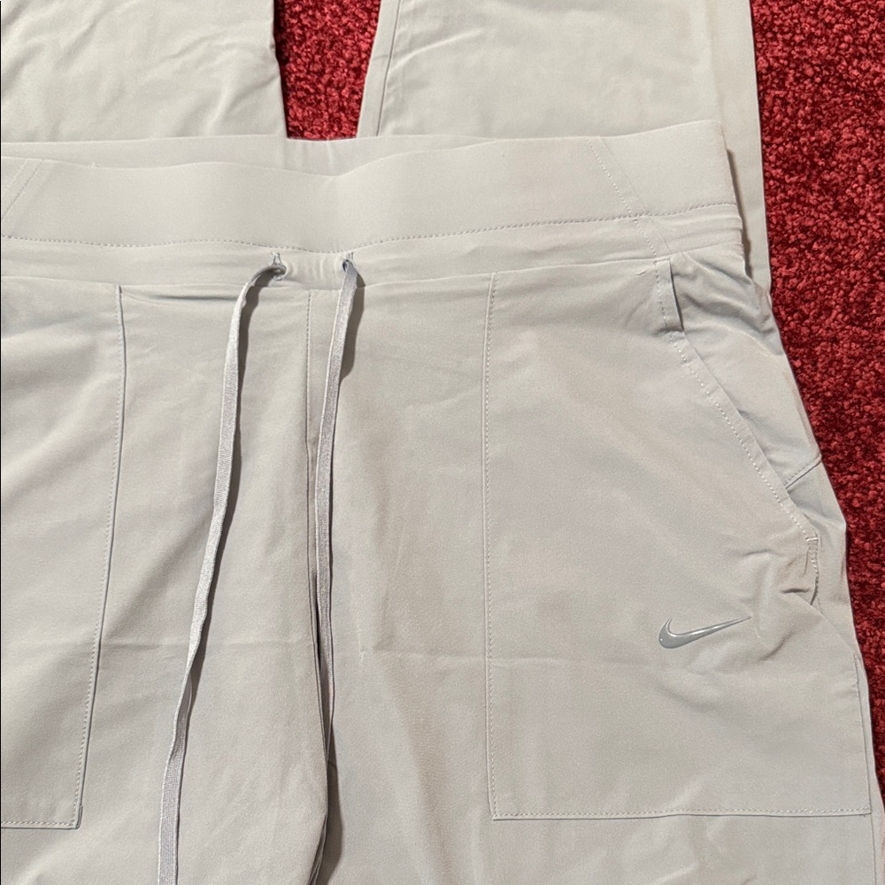 Nike dri-fit large straight leg pants. Blue/gray